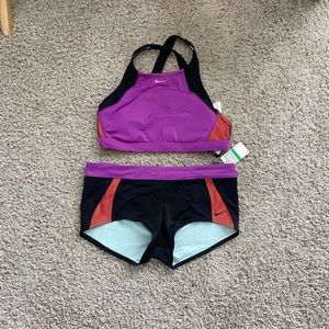 NWT Nike 2 piece swim suit
